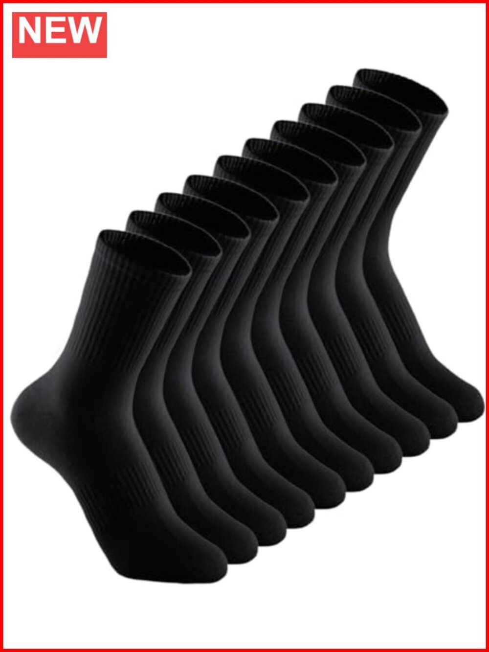 Irisbear Cushion Crew Socks for Women Cotton Running Hiking Athletic Long Socks